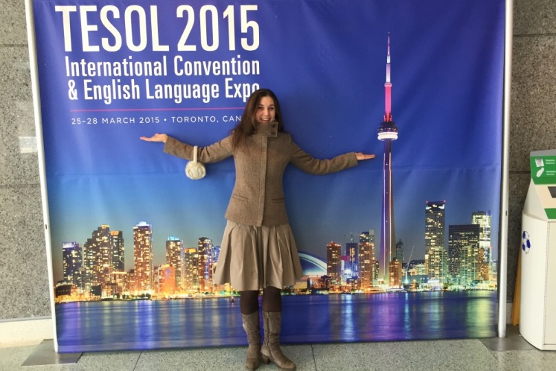 Aida Rodomanchenko at the TESOL 2015 International Convention and English Language Expo