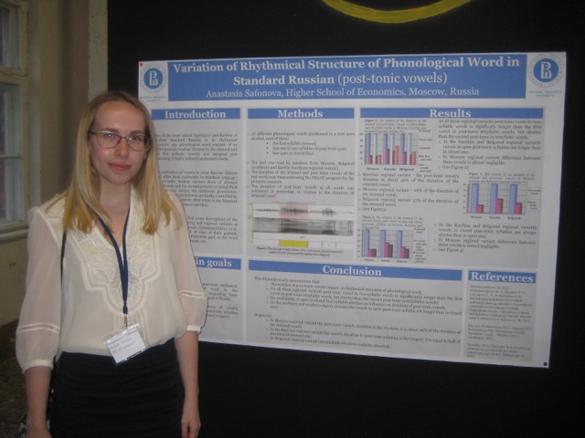 Anastasia Safonova, Student of the School of Linguistics, Gave a Poster Presentation at the 8th International Conference on Language Variation in Leipzig