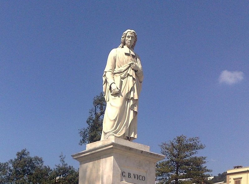 Statua di Giambattista Vico nella Villa Comunale di Napoli