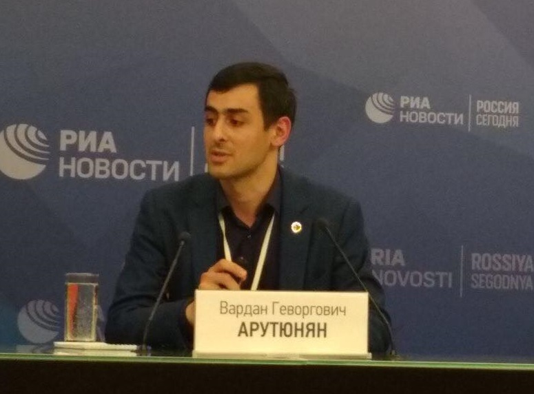 Vardan Arutiunian at the 6th International Conference on Autism (2018) in Moscow