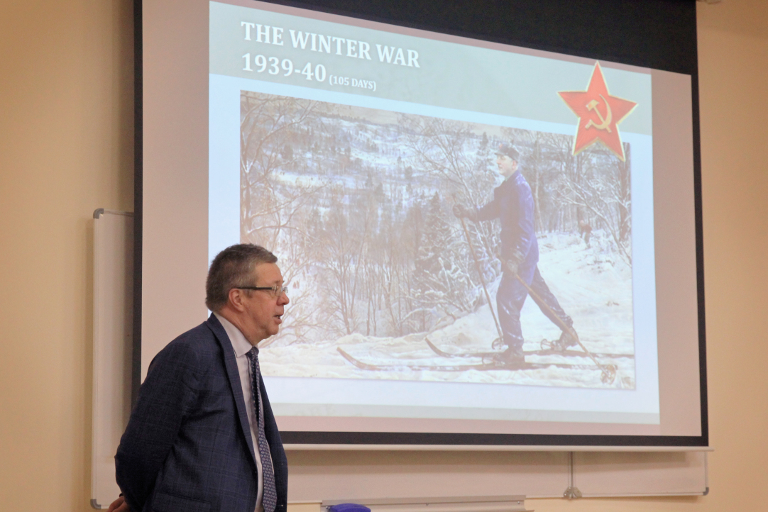 Презентация книги профессора Киммо Рентола «Сталин и судьба Финляндии» в Международном центре истории ВМВ