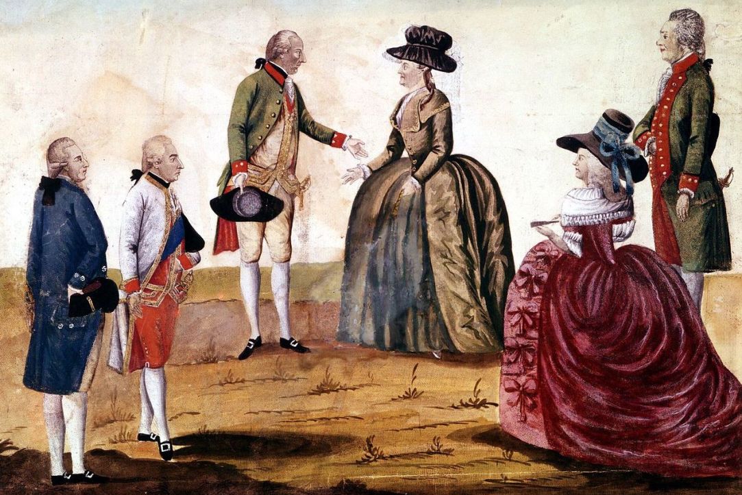Встреча императора Иосифа II и императрицы Екатерины II возле Кодака на Днепре, Иероним Лёшенколь