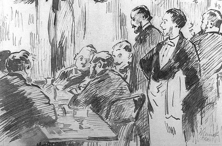 «A café, interiour» Эдуард Мане, 1869 год