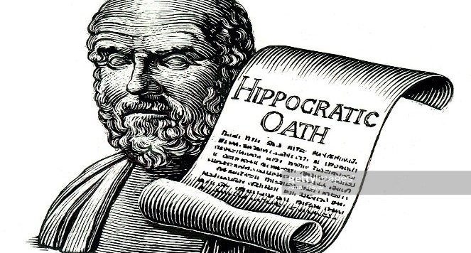 Первый профессиональный кодекс - Клятва Гиппократа - был создан в III в. до н.э.