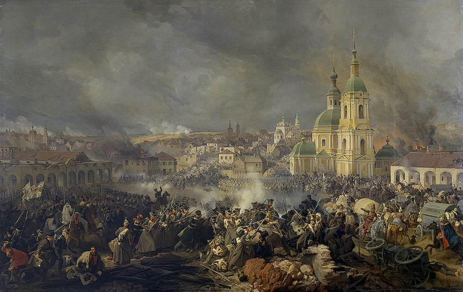 Петер фон Гесс. Битва под Вязьмой. 1812.