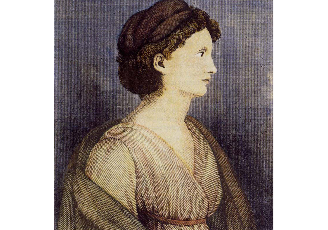 Каролина фон Гюндероде. Анонимный портрет, ок.1800